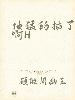 他猛的插了进去啊H