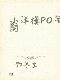 小洋楼PO笔趣阁