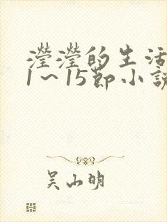 滢滢的生活日记1～15节小说封面