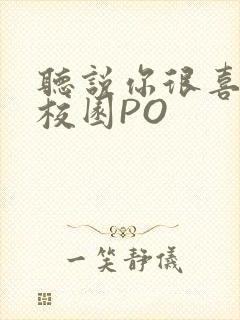 听说你很喜欢我校园PO