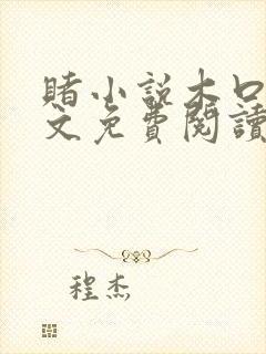 赌小说木口银全文免费阅读笔趣阁