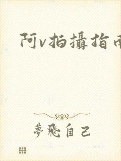 阿v拍摄指南