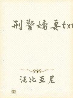 刑警娇妻txt