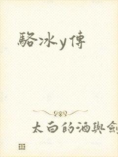 骆冰y传封面