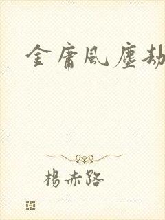 金庸风尘劫封面