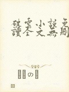 破云小说免费阅读全文无删减封面