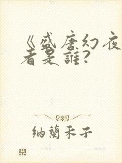 《盛唐幻夜》作者是谁?封面