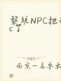 系统NPC把我c了封面