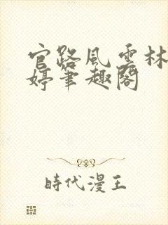 官路风云林海姜婷笔趣阁