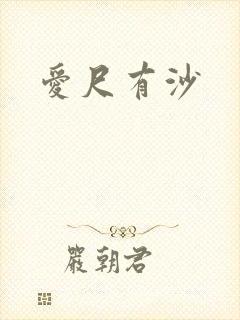 爱尺有沙封面