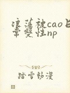 浪荡被cao日常双性np封面