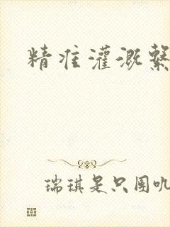 精准灌溉系统封面