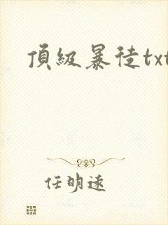 顶级暴徒txt封面