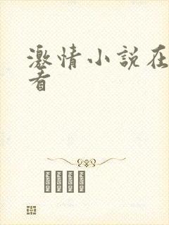 激情小说在线观看封面