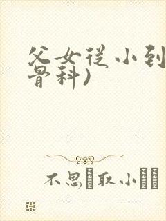 父女从小到大(骨科)