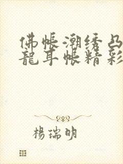 佛帐潮绣凸浮双龙耳帐精彩片段封面