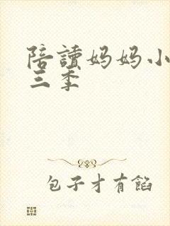 陪读妈妈小说第三季
