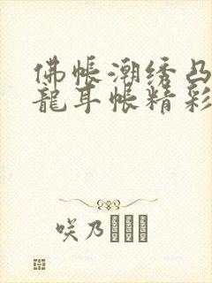 佛帐潮绣凸浮双龙耳帐精彩片段