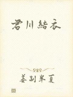 君川结衣封面