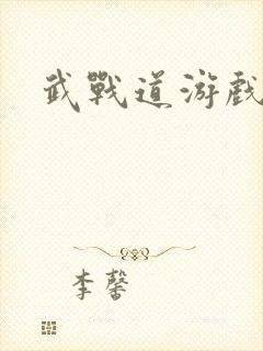武战道游戏