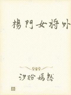 杨门女将外传封面