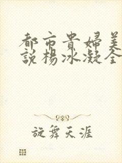 都市贵妇美腿小说杨冰凝全文阅读