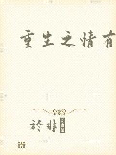 重生之情有独钟