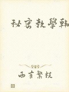 秘密教学韩漫