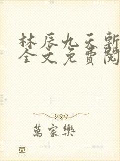 林辰九天斩神诀全文免费阅读笔趣阁封面