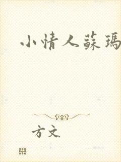 小情人苏玛丽封面