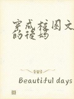 穿成校园文男主的后妈封面