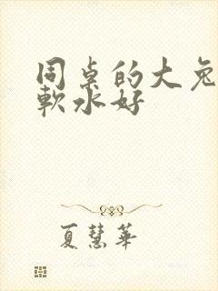 同桌的大兔子好软水好