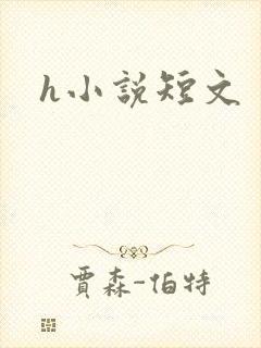 h小说短文封面