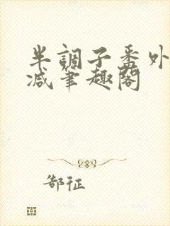 半调子番外无删减笔趣阁封面