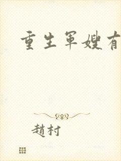 重生军嫂有空间