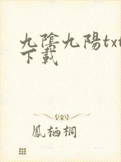 九阴九阳txt下载