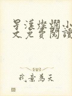 星汉灿烂小说全文免费阅读