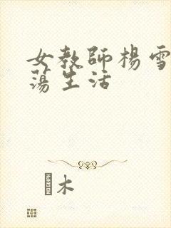 女教师杨雪的性荡生活封面