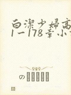 白洁少妇高义第1一178章小说