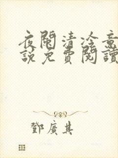 夜阑清冷意欢小说免费阅读