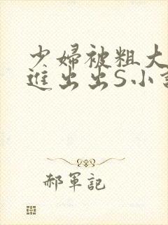 少妇被粗大猛进进出出S小说