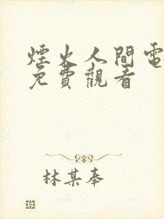 烟火人间电视剧免费观看