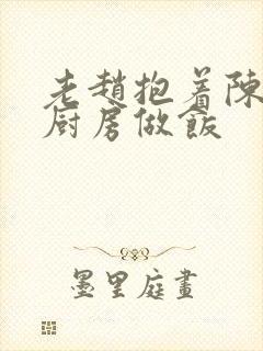 老赵抱着陈婷在厨房做饭