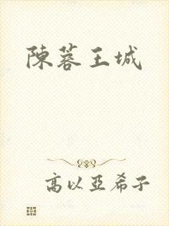 陈蓉王城封面