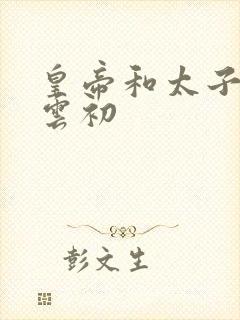 皇帝和太子妃h云初