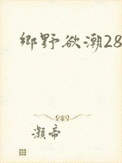 乡野欲潮28章
