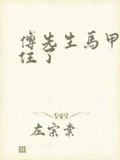 傅先生马甲藏不住了封面