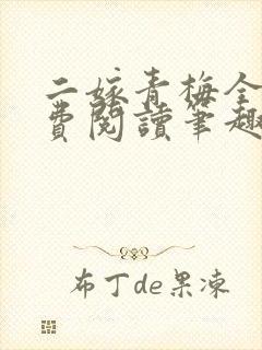 二嫁青梅全文免费阅读笔趣阁