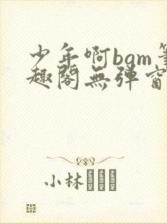 少年啊bgm笔趣阁无弹窗免费封面