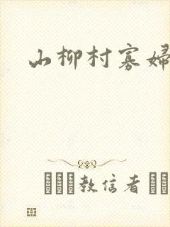 山柳村寡妇情史